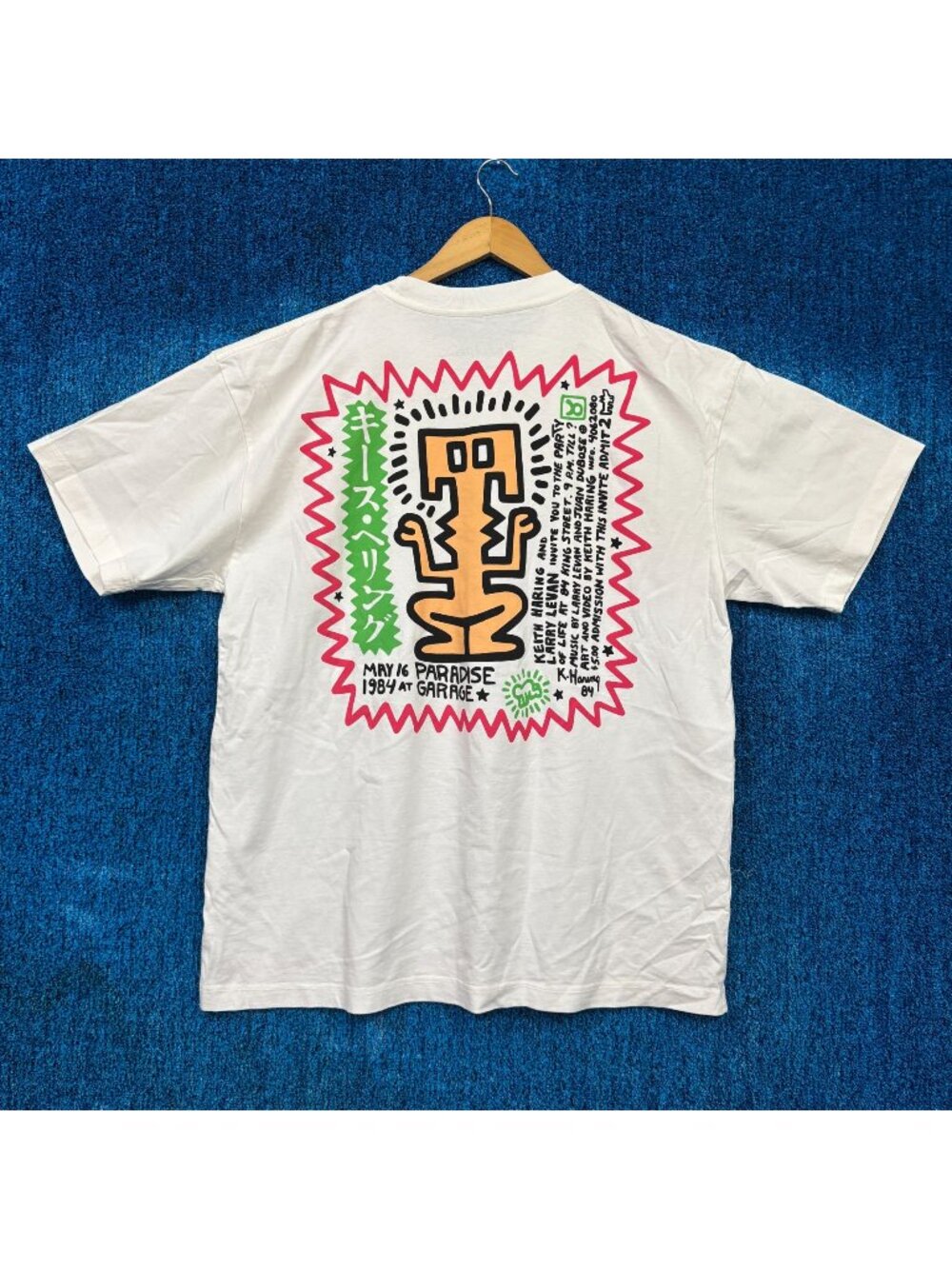 Keith Haring Paradise Garage Pop Shop NYC to Tokyo Tee XL